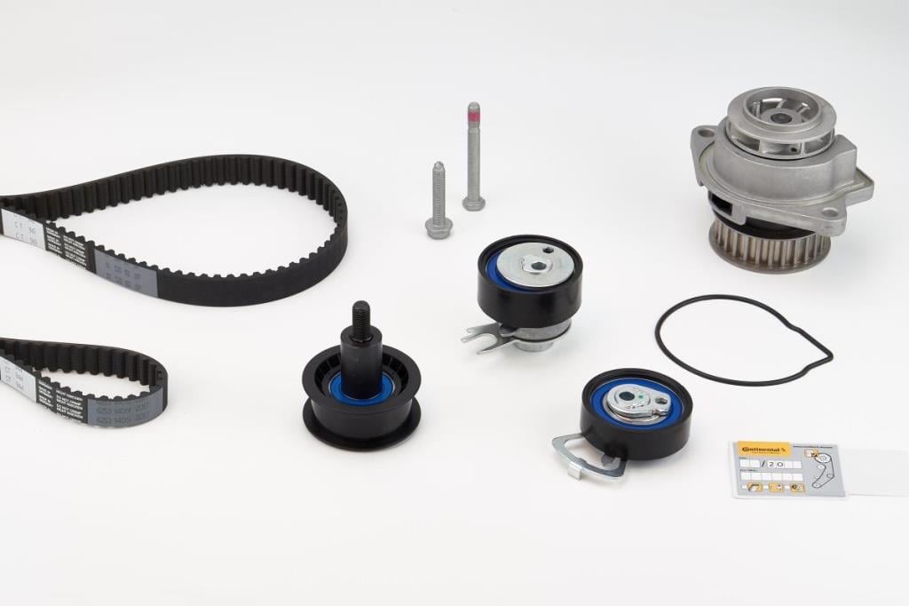 Pompe à eau + kit de courroie de distribution (Kit courroie de distribution) CONTITECH ref. CT957WP3