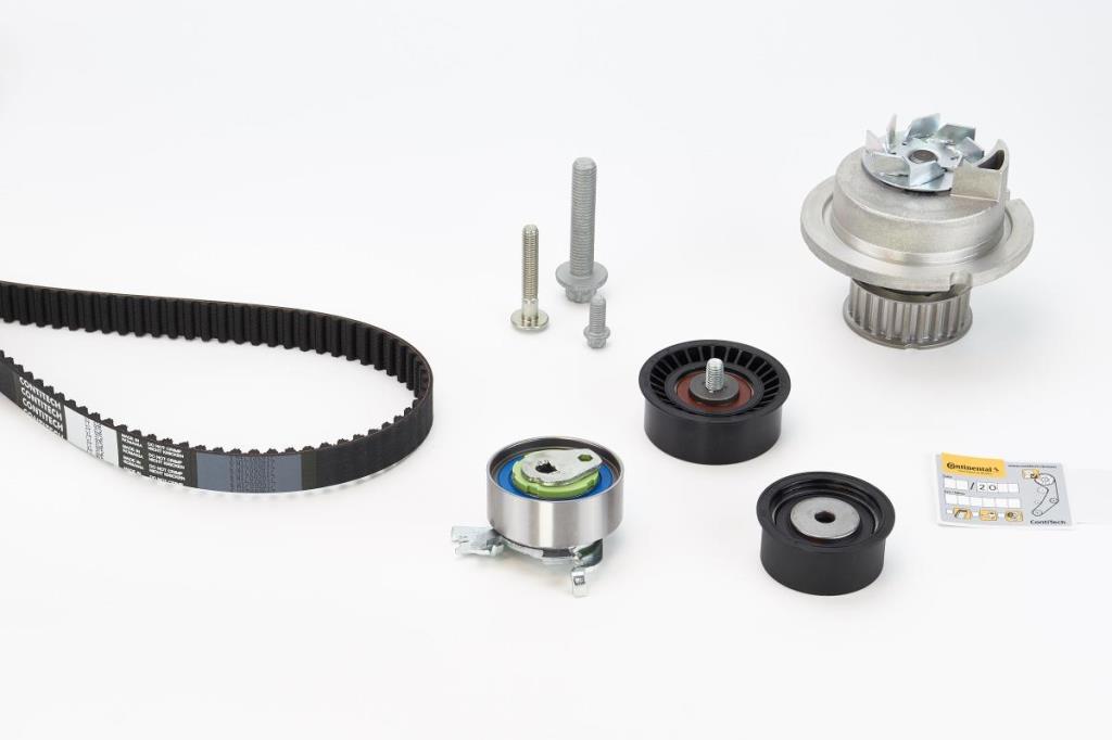 Pompe à eau + kit de courroie de distribution (Kit courroie de distribution) CONTITECH ref. CT975WP5