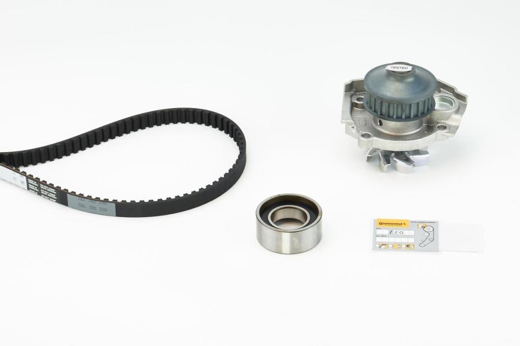 Pompe à eau + kit de courroie de distribution (Kit courroie de distribution) CONTITECH ref. CT999WP1