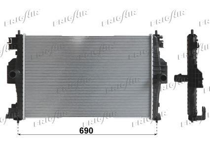 Radiateur moteur (Radiateur de refroidissement) Frig Air S.p.A. 0103.3082