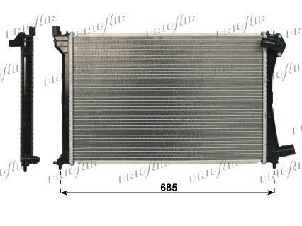 Radiateur moteur (Radiateur de refroidissement) Frig Air S.p.A. ref. 0103.3097