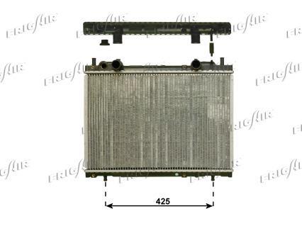 Radiateur moteur (Radiateur de refroidissement) Frig Air S.p.A. ref. 0104.3087