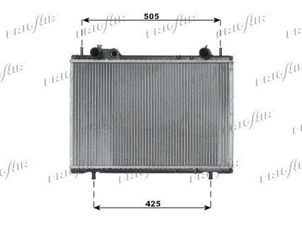 Radiateur moteur (Radiateur de refroidissement) Frig Air S.p.A. ref. 0104.3100