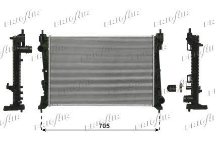 Radiateur moteur (Radiateur de refroidissement) Frig Air S.p.A. ref. 0104.3129