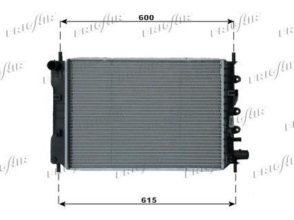 Radiateur moteur (Radiateur de refroidissement) Frig Air S.p.A. ref. 0105.2040