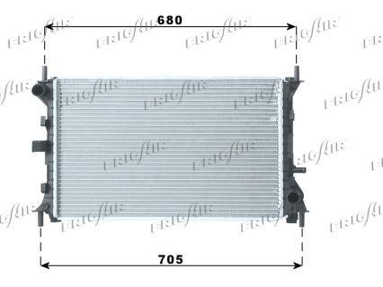 Radiateur moteur (Radiateur de refroidissement) Frig Air S.p.A. ref. 0105.3048
