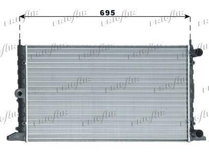 Radiateur moteur (Radiateur de refroidissement) Frig Air S.p.A. ref. 0105.3053