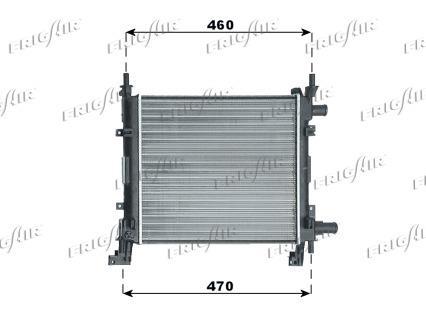 Radiateur moteur (Radiateur de refroidissement) Frig Air S.p.A. ref. 0105.3055