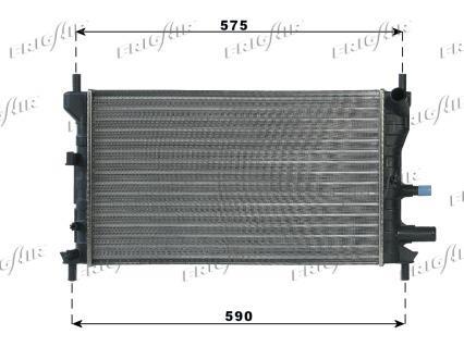 Radiateur moteur (Radiateur de refroidissement) Frig Air S.p.A. ref. 0105.3060