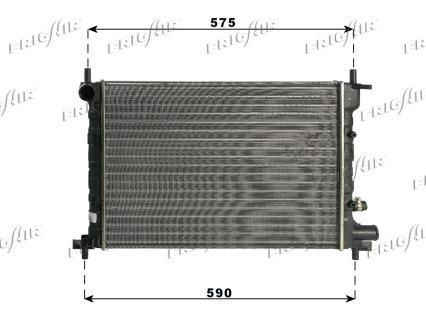 Radiateur moteur (Radiateur de refroidissement) Frig Air S.p.A. 0105.3063
