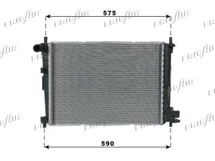Radiateur moteur (Radiateur de refroidissement) Frig Air S.p.A. ref. 0105.3066