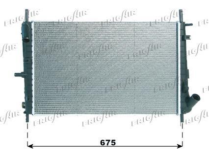 Radiateur moteur (Radiateur de refroidissement) Frig Air S.p.A. ref. 0105.3076