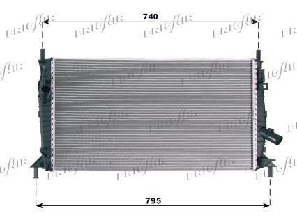 Radiateur moteur (Radiateur de refroidissement) Frig Air S.p.A. ref. 0105.3081