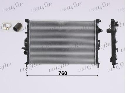 Radiateur moteur (Radiateur de refroidissement) Frig Air S.p.A. ref. 0105.3107