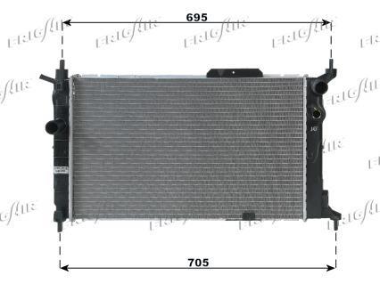Radiateur moteur (Radiateur de refroidissement) Frig Air S.p.A. ref. 0107.2037