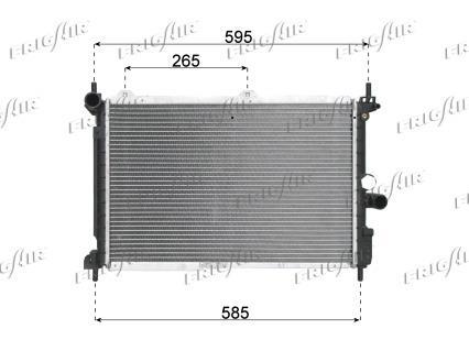 Radiateur moteur (Radiateur de refroidissement) Frig Air S.p.A. ref. 0107.2038