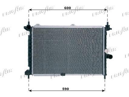 Radiateur moteur (Radiateur de refroidissement) Frig Air S.p.A. 0107.3001