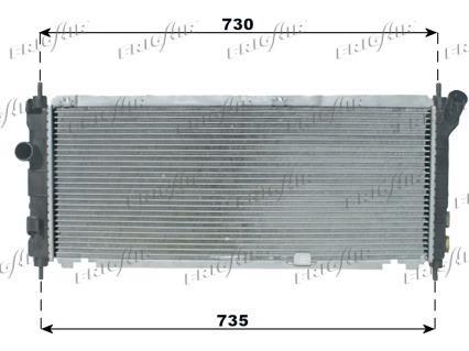 Radiateur moteur (Radiateur de refroidissement) Frig Air S.p.A. ref. 0107.3043