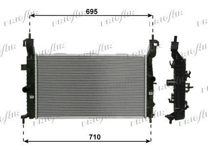 Radiateur moteur (Radiateur de refroidissement) Frig Air S.p.A. ref. 0107.3095