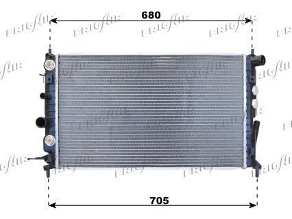 Radiateur moteur (Radiateur de refroidissement) Frig Air S.p.A. ref. 0107.3096