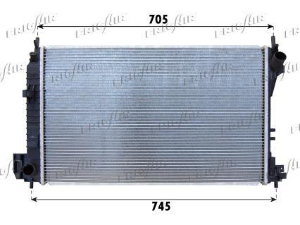 Radiateur moteur (Radiateur de refroidissement) Frig Air S.p.A. ref. 0107.3102