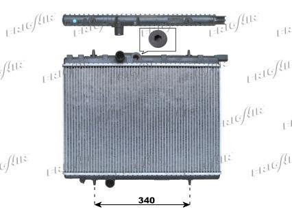 Radiateur moteur (Radiateur de refroidissement) Frig Air S.p.A. ref. 0108.3036