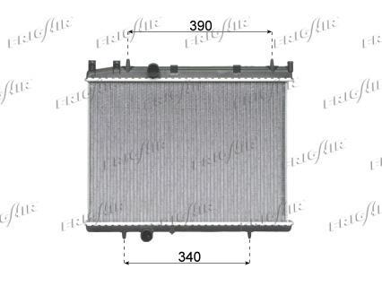 Radiateur moteur (Radiateur de refroidissement) Frig Air S.p.A. 0108.3080
