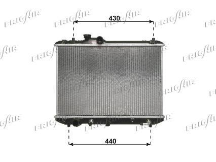 Radiateur moteur (Radiateur de refroidissement) Frig Air S.p.A. ref. 0114.3036