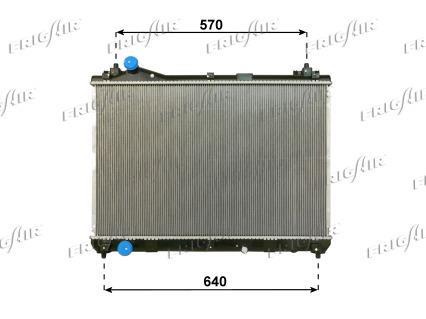 Radiateur moteur (Radiateur de refroidissement) Frig Air S.p.A. ref. 0114.3041