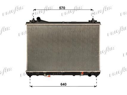 Radiateur moteur (Radiateur de refroidissement) Frig Air S.p.A. 0114.3043