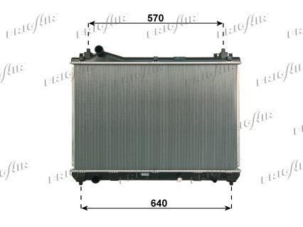 Radiateur moteur (Radiateur de refroidissement) Frig Air S.p.A. 0114.3044