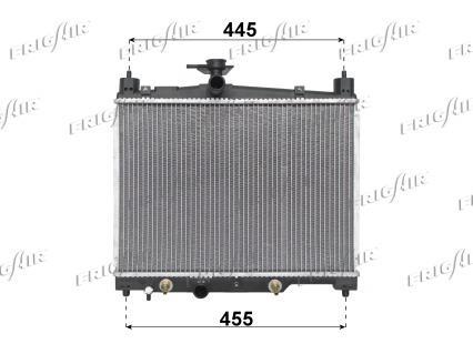 Radiateur moteur (Radiateur de refroidissement) Frig Air S.p.A. 0115.3014