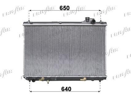 Radiateur moteur (Radiateur de refroidissement) Frig Air S.p.A. 0115.3084