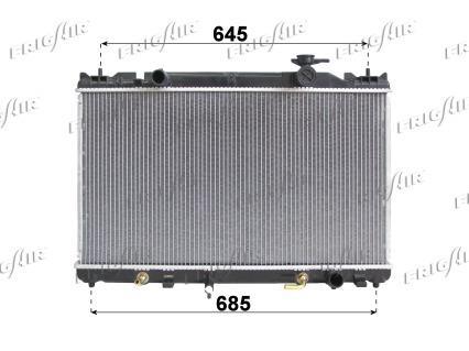 Radiateur moteur (Radiateur de refroidissement) Frig Air S.p.A. 0115.3118