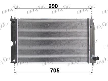 Radiateur moteur (Radiateur de refroidissement) Frig Air S.p.A. ref. 0115.3143