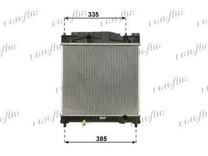 Radiateur moteur (Radiateur de refroidissement) Frig Air S.p.A. ref. 0115.3184
