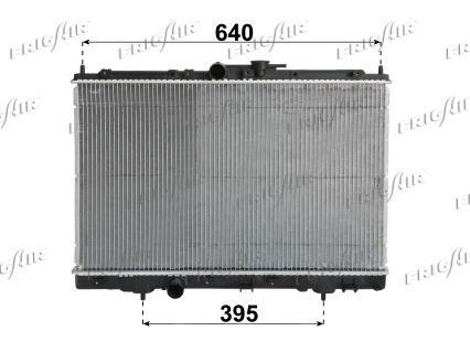 Radiateur moteur (Radiateur de refroidissement) Frig Air S.p.A. 0116.3029