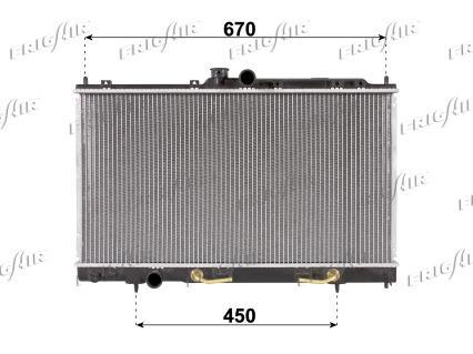 Radiateur moteur (Radiateur de refroidissement) Frig Air S.p.A. ref. 0116.3030