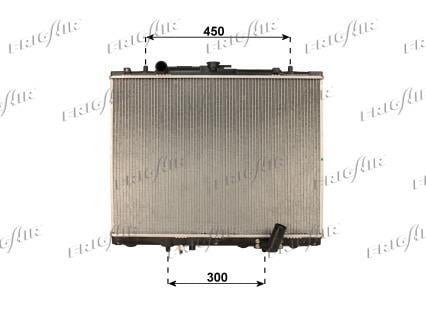 Radiateur moteur (Radiateur de refroidissement) Frig Air S.p.A. 0116.3033