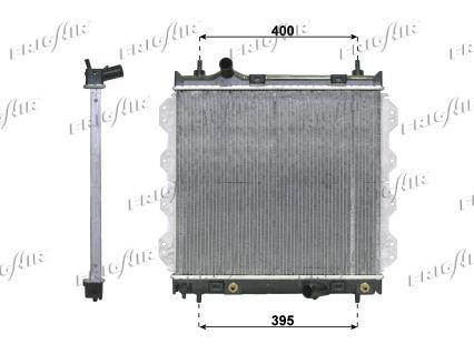 Radiateur moteur (Radiateur de refroidissement) Frig Air S.p.A. 0118.3002