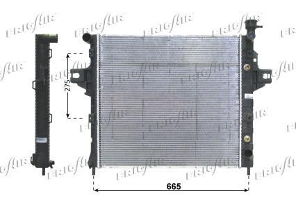 Radiateur moteur (Radiateur de refroidissement) Frig Air S.p.A. 0118.3015
