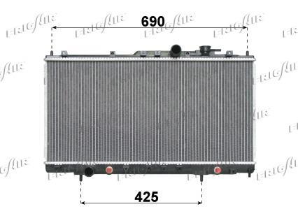 Radiateur moteur (Radiateur de refroidissement) Frig Air S.p.A. ref. 0118.3018