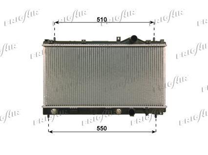 Radiateur moteur (Radiateur de refroidissement) Frig Air S.p.A. ref. 0118.3024