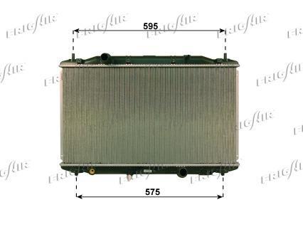 Radiateur moteur (Radiateur de refroidissement) Frig Air S.p.A. ref. 0119.3031