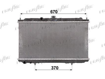 Radiateur moteur (Radiateur de refroidissement) Frig Air S.p.A. ref. 0121.3005
