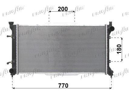 Radiateur moteur (Radiateur de refroidissement) Frig Air S.p.A. 0124.3001