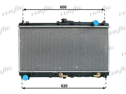 Radiateur moteur (Radiateur de refroidissement) Frig Air S.p.A. 0127.3005