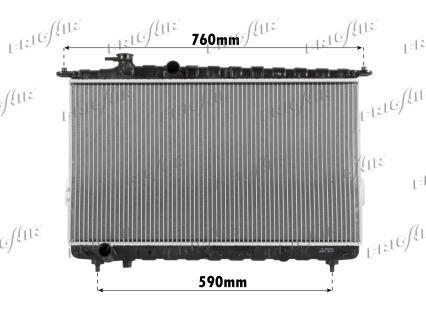 Radiateur moteur (Radiateur de refroidissement) Frig Air S.p.A. 0128.3095