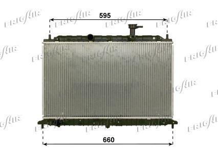 Radiateur moteur (Radiateur de refroidissement) Frig Air S.p.A. ref. 0128.3108