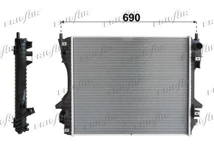 Radiateur moteur (Radiateur de refroidissement) Frig Air S.p.A. 0129.3005